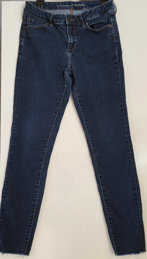 Articles of Society Jeans Women Waist 29 Cut 1991 Style 5350pl161N, cut off hem