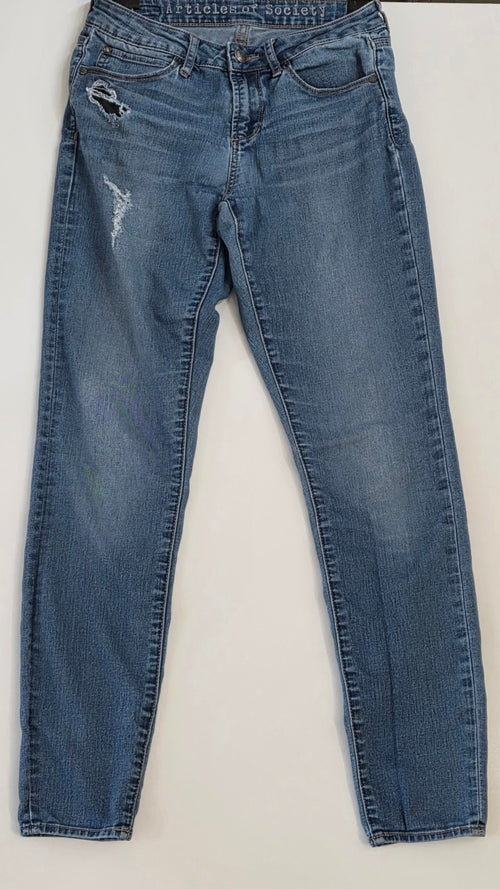 Articles of Society Jeans Womens 1168 Cut Skinny/Stretch/Midrise Waist 26
