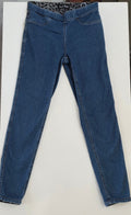 Joseph Ribkoff Jeans Womens pull on stretch skinny leopard print inside Waist 26